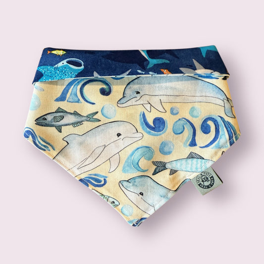 Dolphin & Sharks (it's ok because it's fabric 😉)