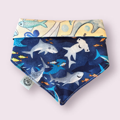 Dolphin & Sharks (it's ok because it's fabric 😉)